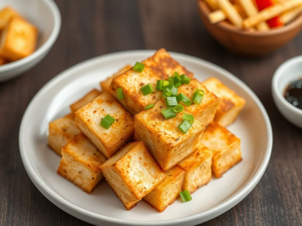 Air Fryer Crispy Tofu