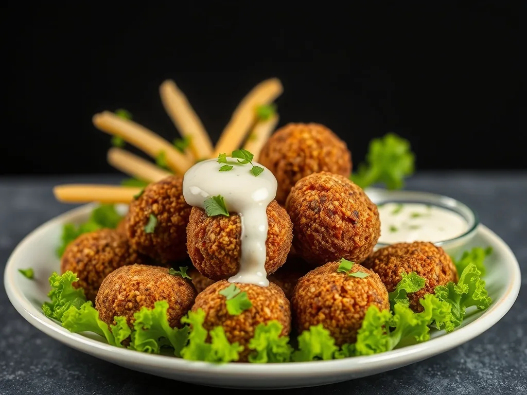 Air Fryer Falafel Crispy Healthy