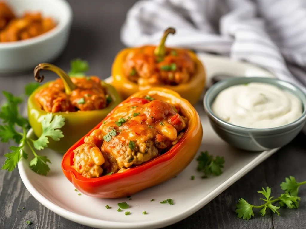 Air Fryer Stuffed Peppers Easy Recipe