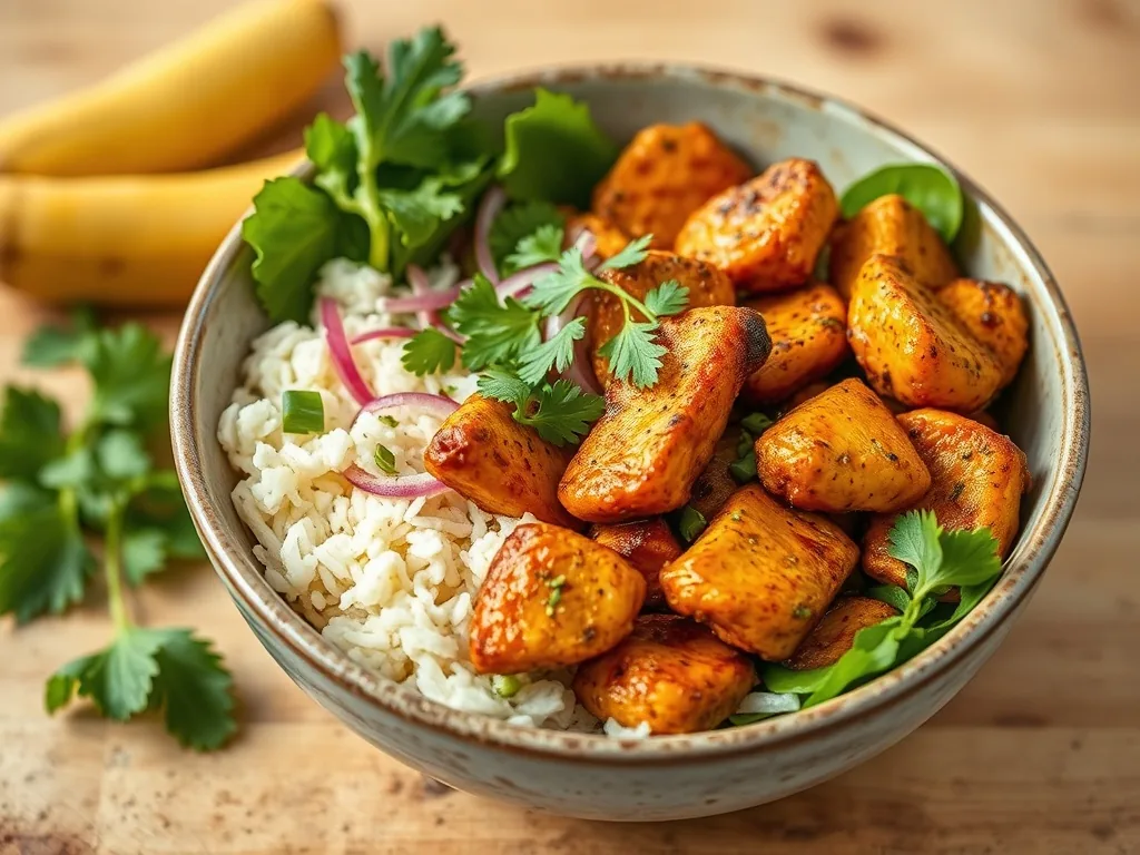 Anti-Inflammatory Bowl with Turmeric Chicken