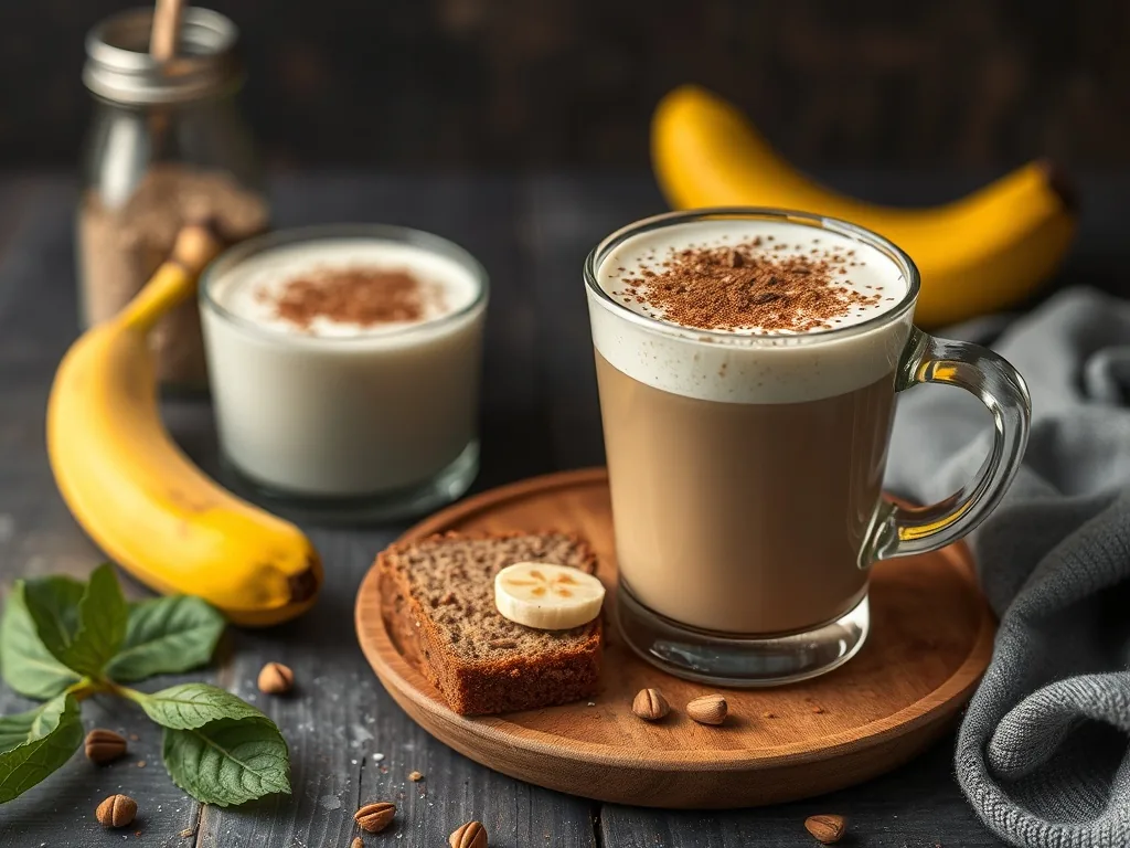 Banana Bread Latte Vegan Recipe