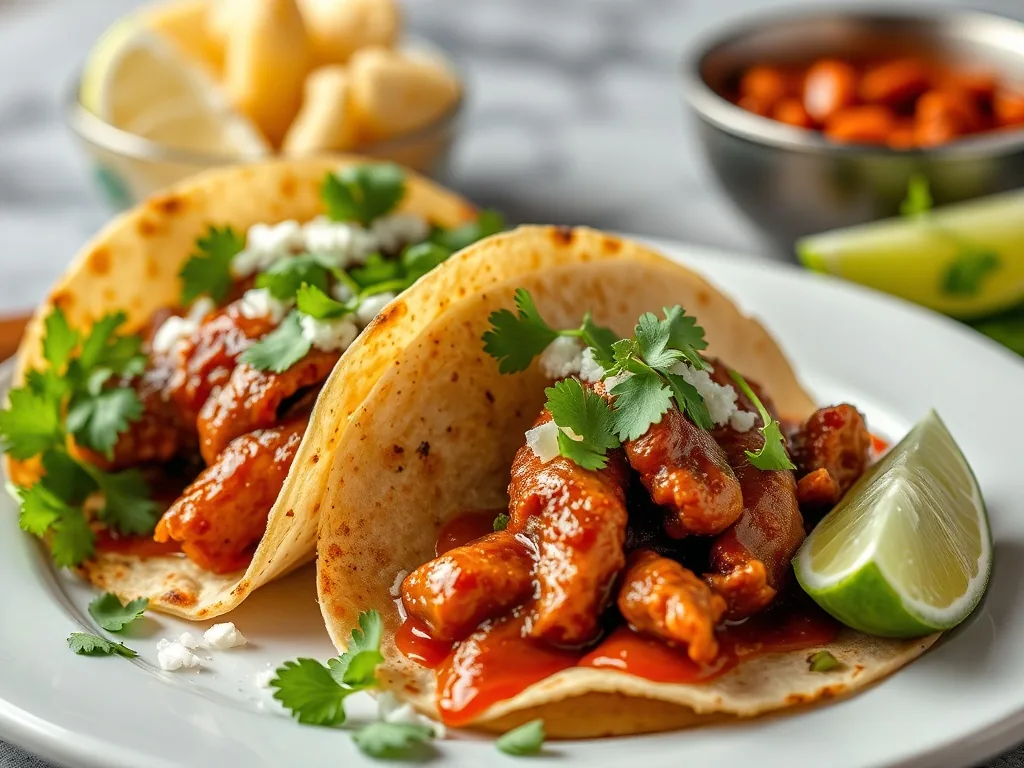 Birria Tacos with Consommé