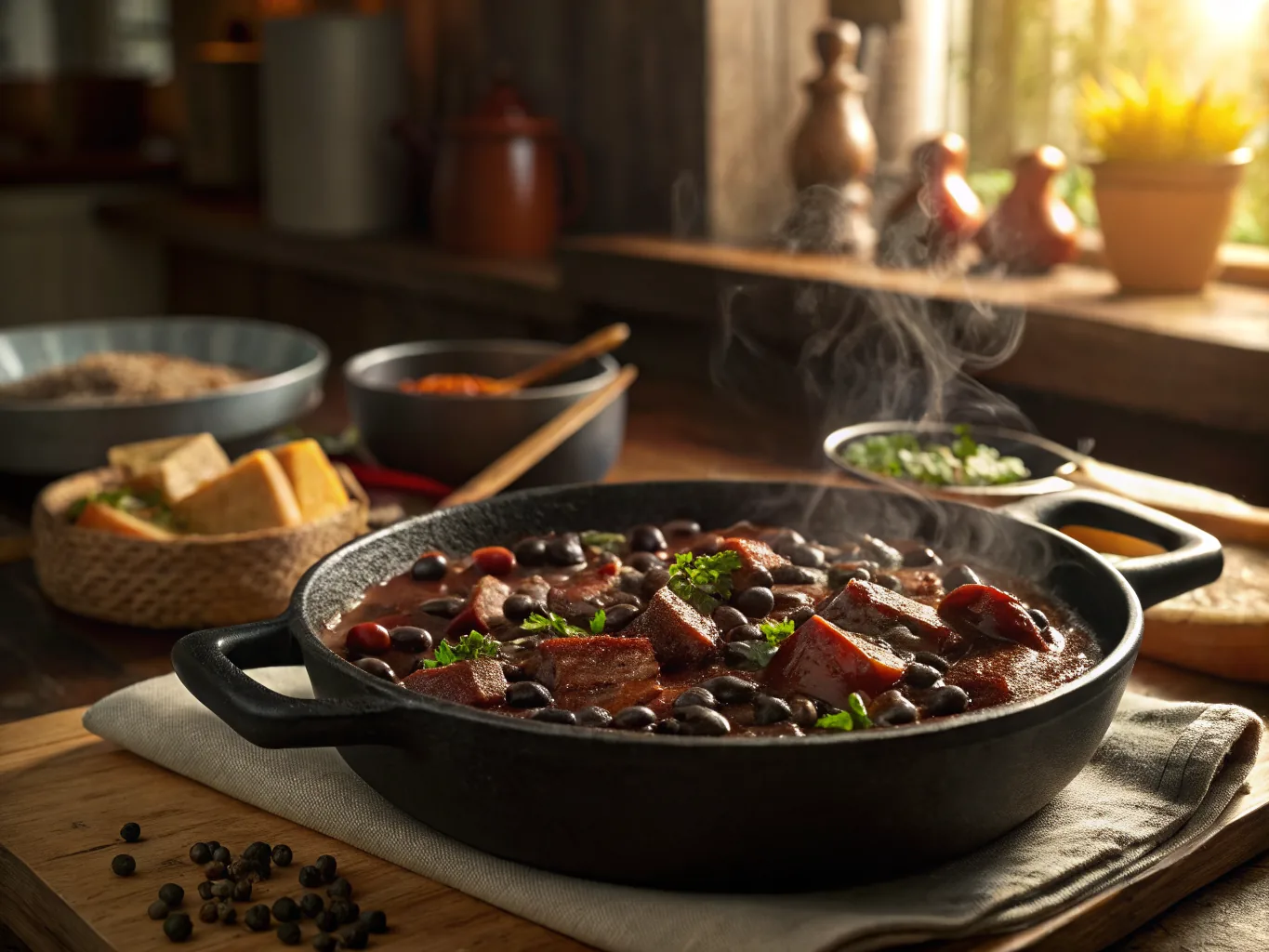 Brazilian Black Bean Feijoada