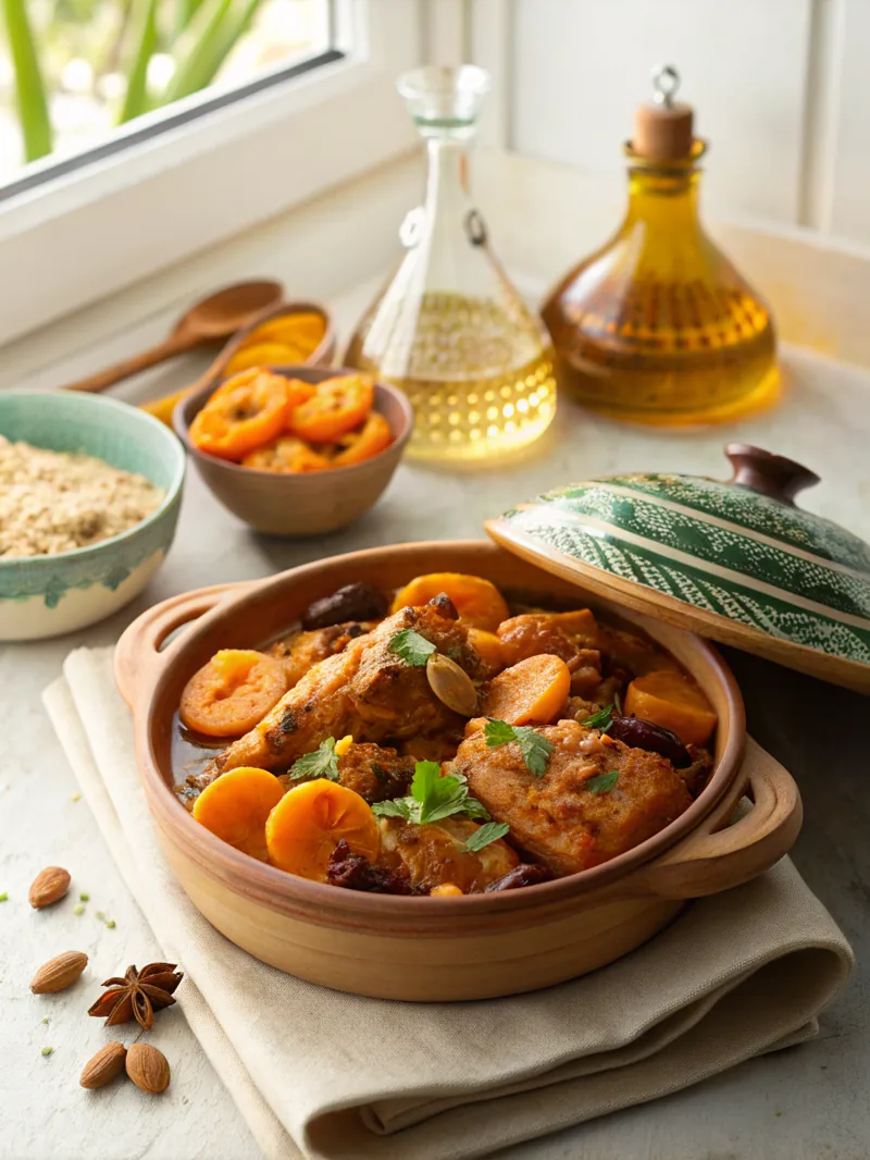 Chicken Tagine with Apricots