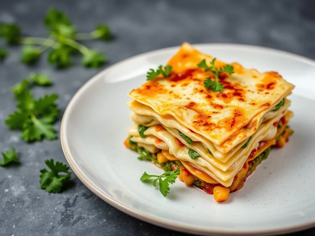 Easy Dumpling Lasagna Using Wonton Wrappers