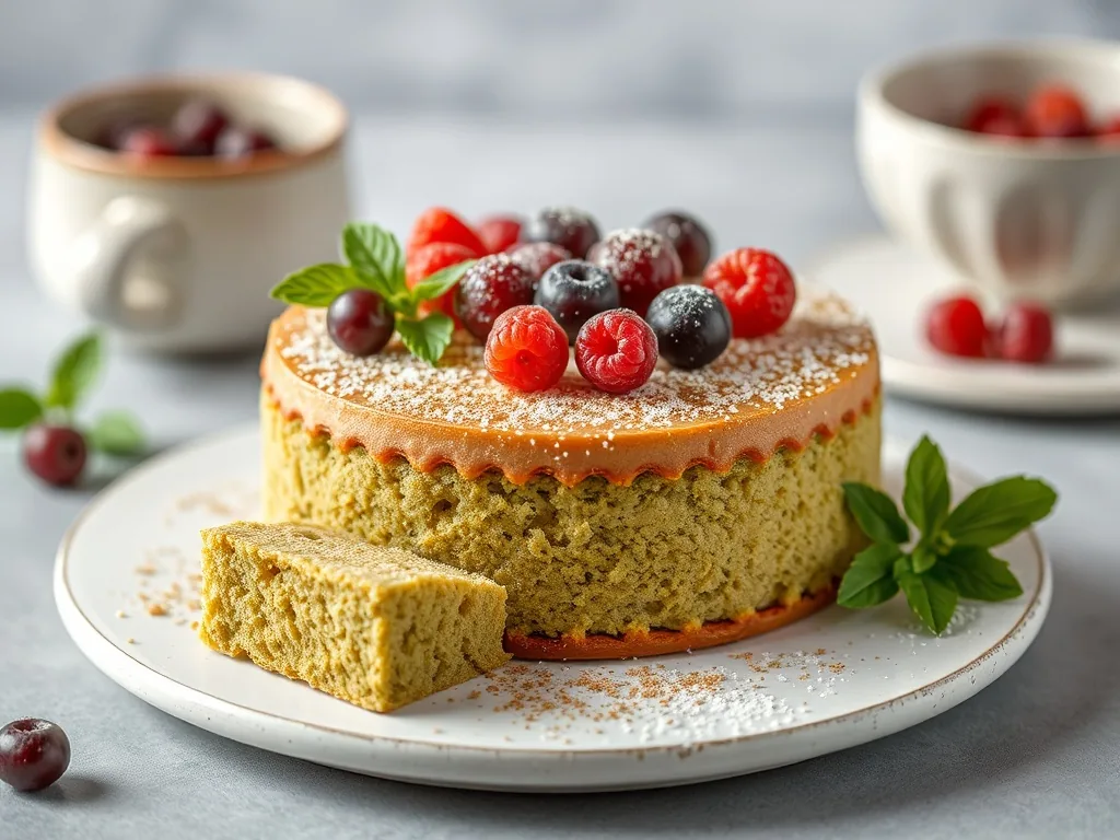 Gâteau au Matcha