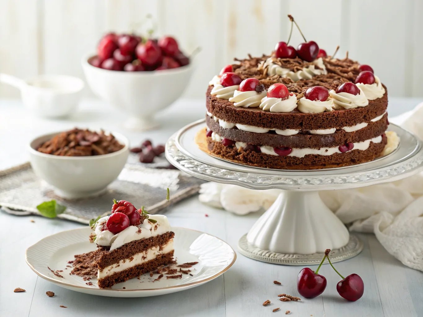 German Black Forest Cake Schwarzwälder