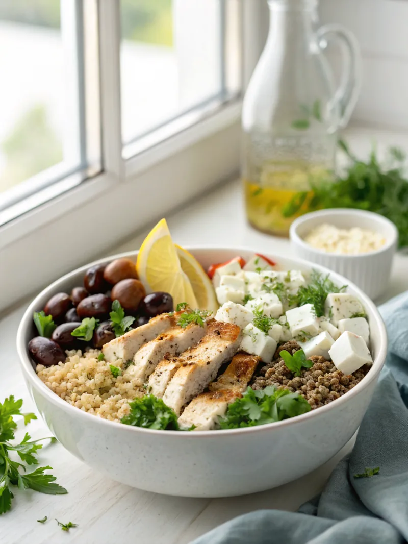 High-Protein Greek Bowl That Actually Keeps You Full All Day