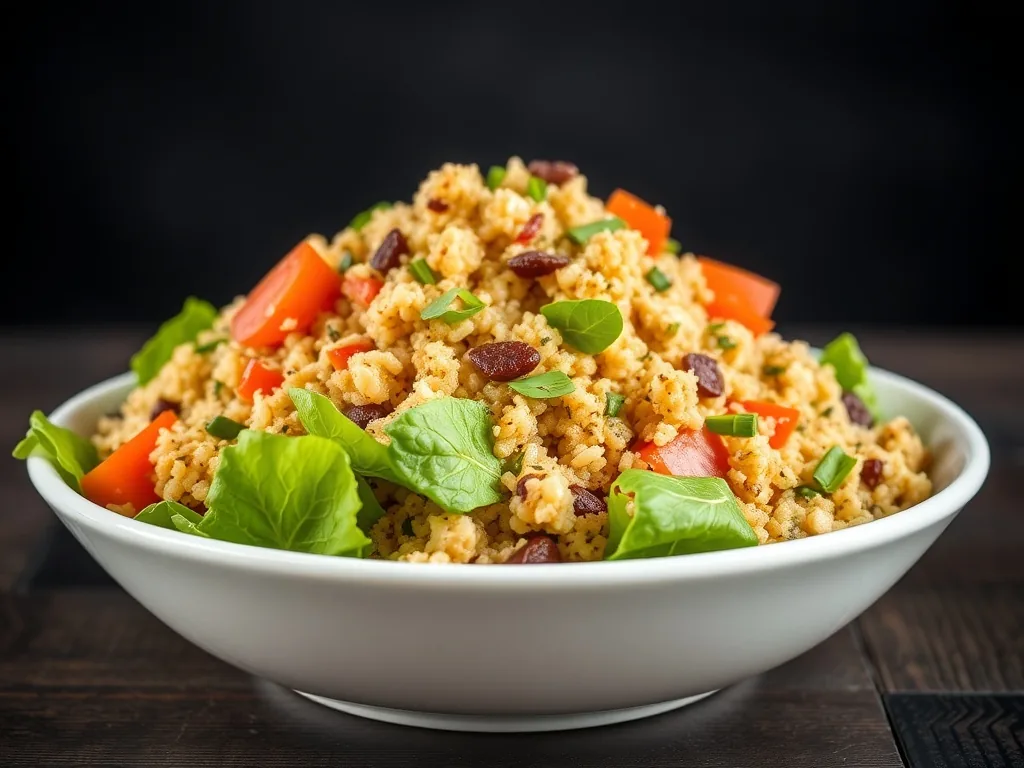 High Protein Meal Prep Quinoa Salad