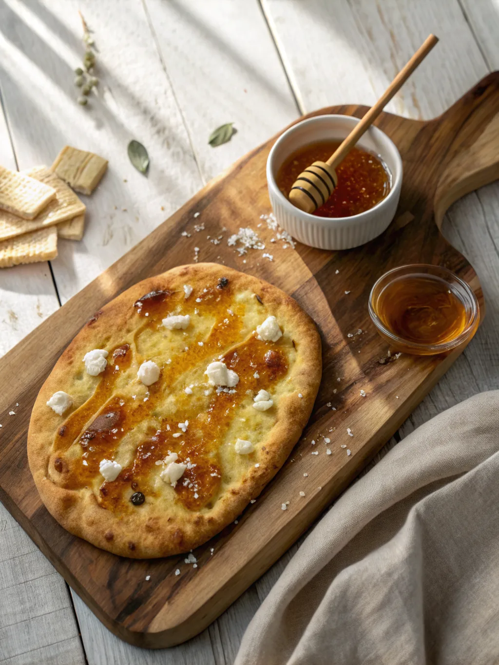 3-Ingredient Hot Honey Cottage Cheese Flatbread (High-Protein, Viral & So Easy!)