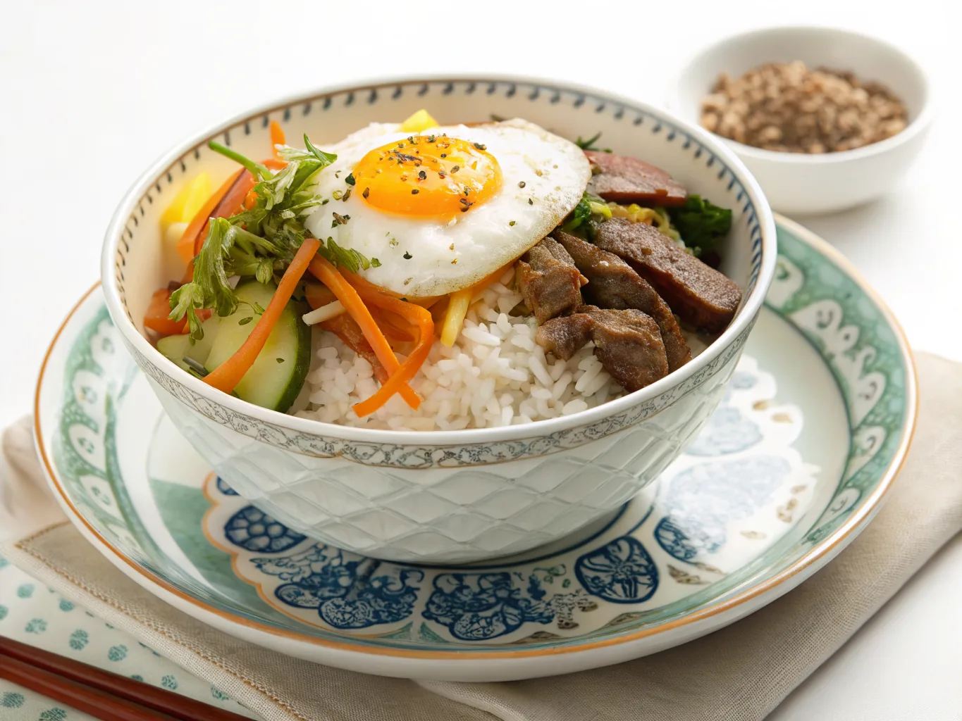 Korean Gyeran Bap Egg Rice Bowl