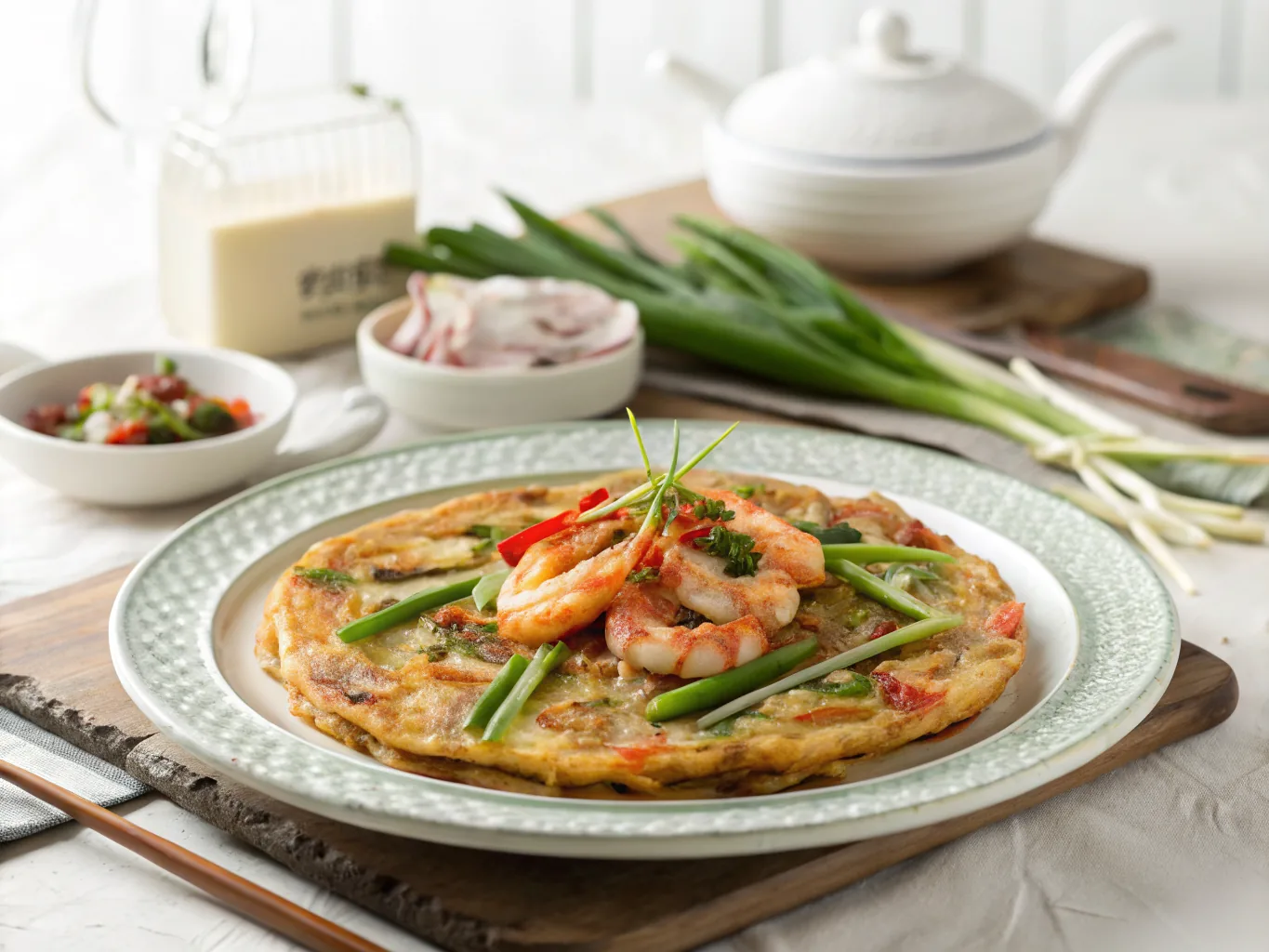 Korean Haemul Pajeon Seafood Pancake