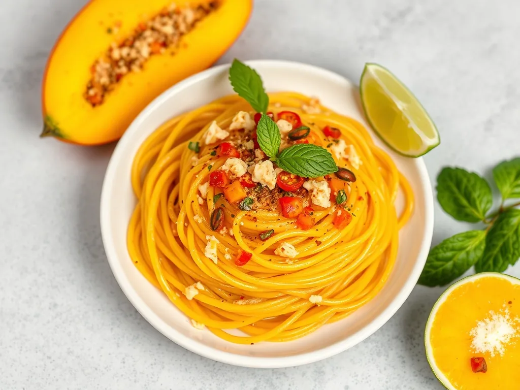 Mango Chili Lime Pasta Viral