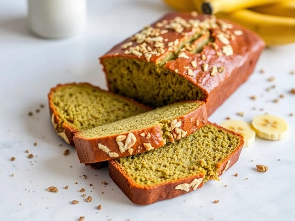 Matcha Banana Bread Gluten Free