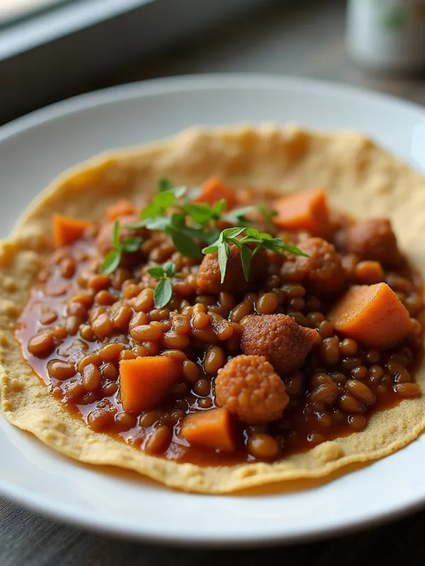 Misir Wat with Teff Injera