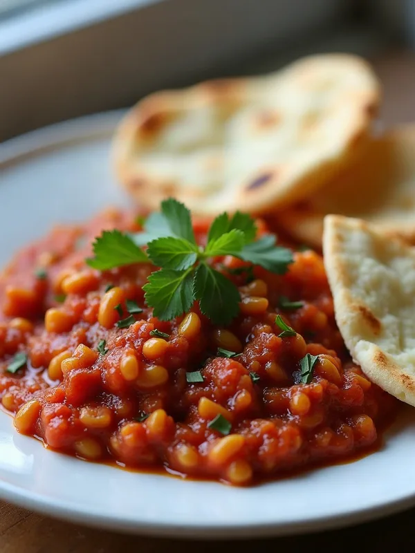 Muhammara with Toasted Pita