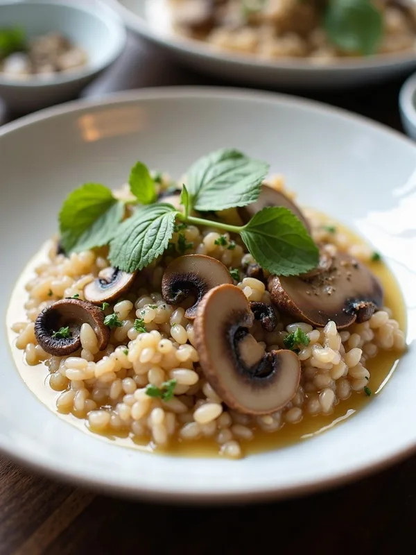 Mushroom and Truffle Risotto