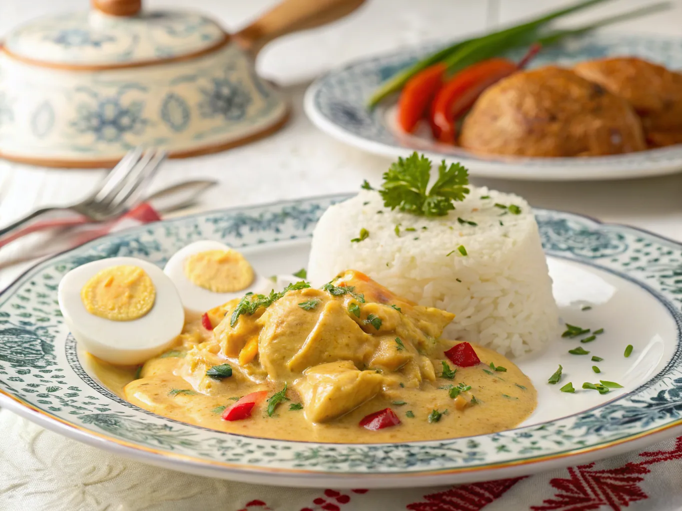 Peruvian Aji de Gallina Creamy Chicken