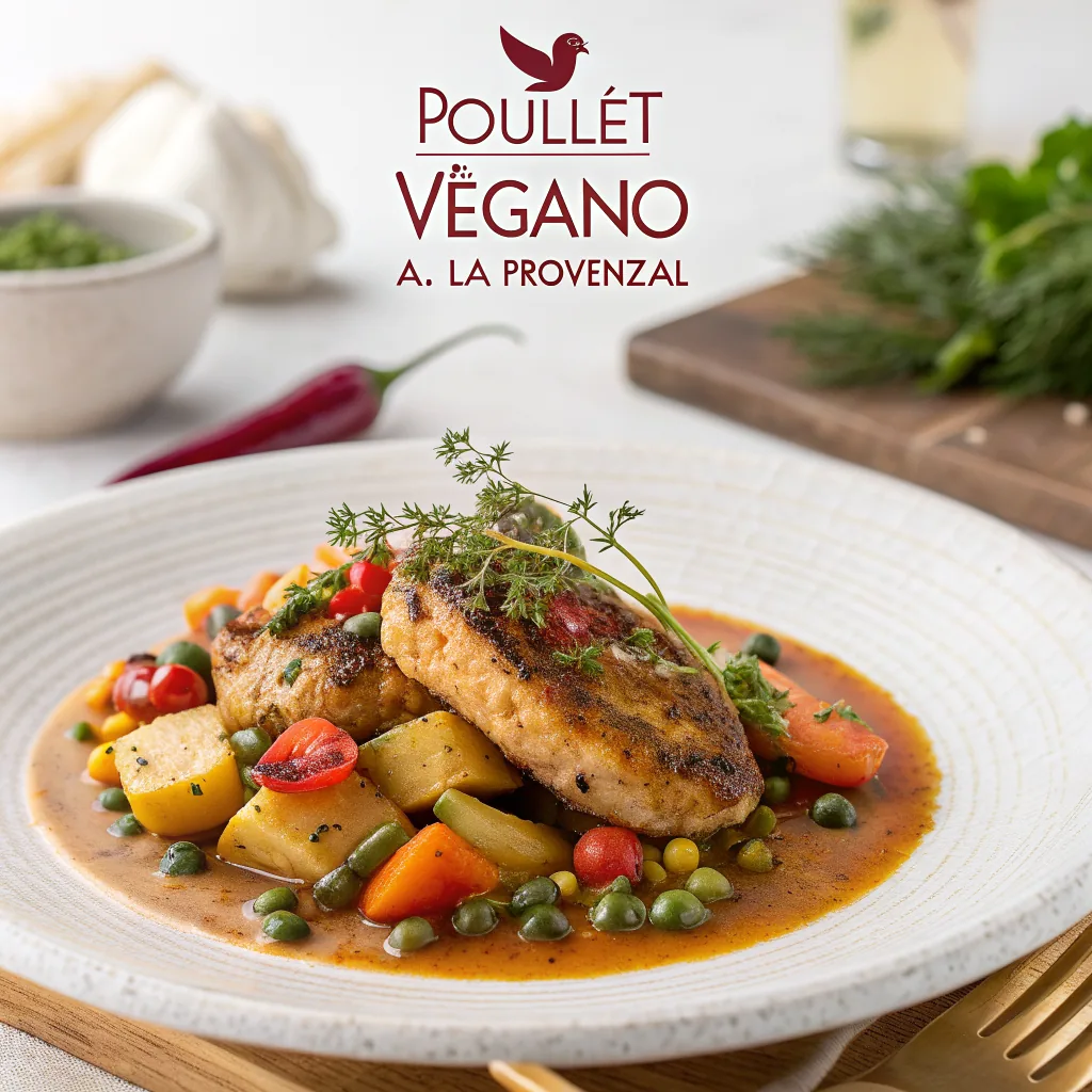 Poullet Vegano a la Provenzal