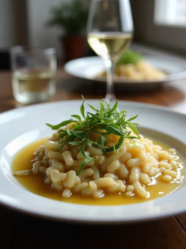 Risotto with Radicchio and Gorgonzola
