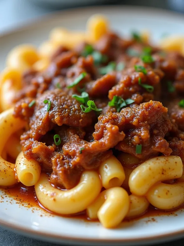 Smoky BBQ Pulled Pork Mac and Cheese