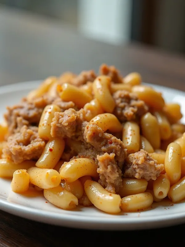 Smoky Bourbon Pulled Pork Mac and Cheese