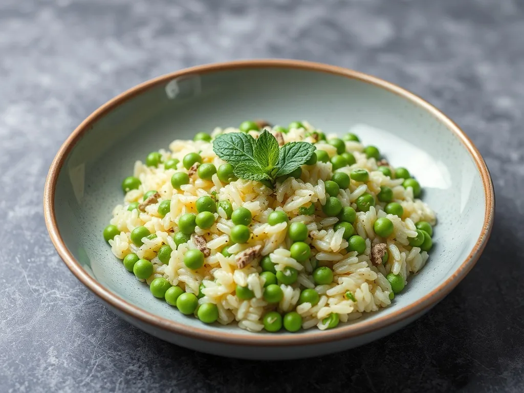Spring Pea and Mint Risotto Fresh