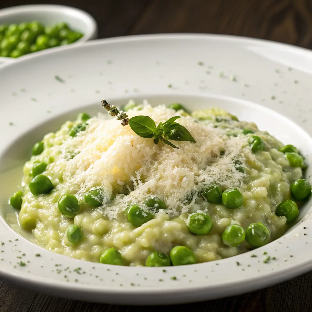 Spring Pea Risotto with Parmesan