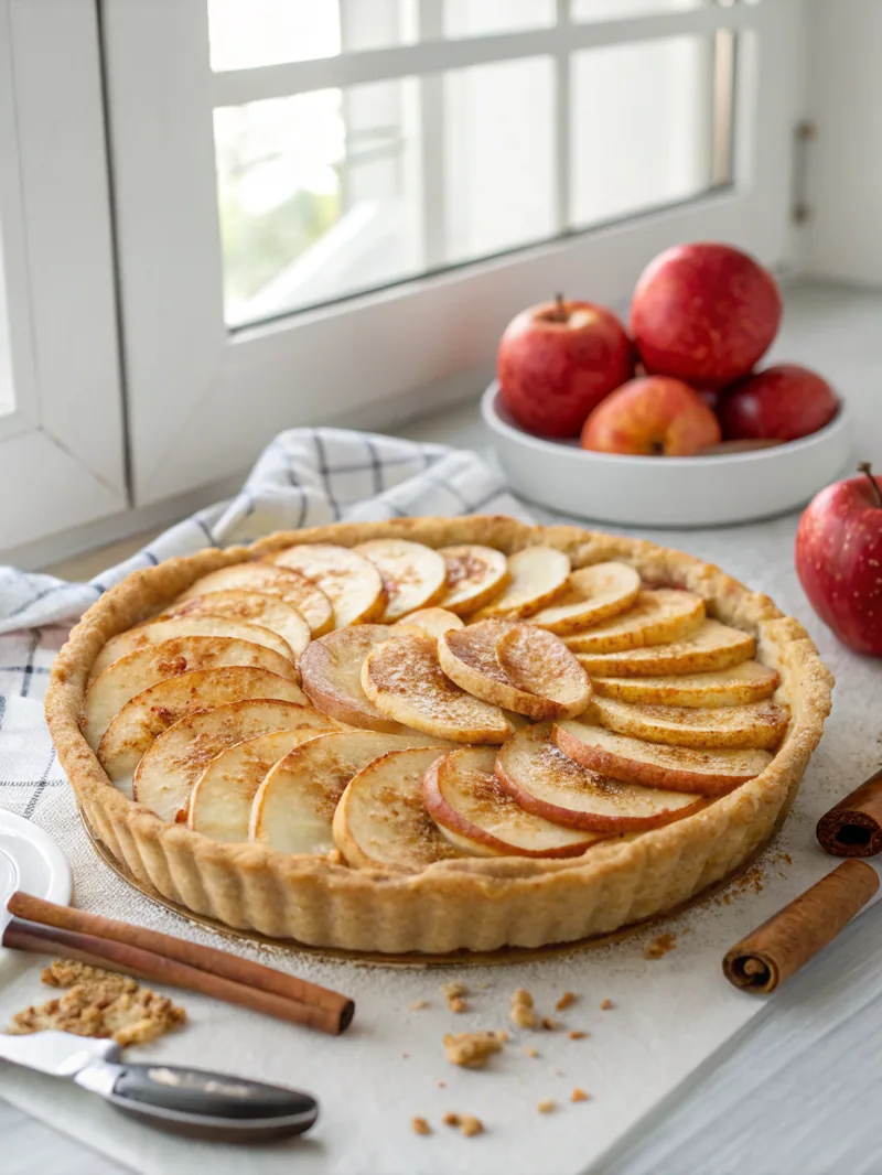 Tarte aux pommes rapide