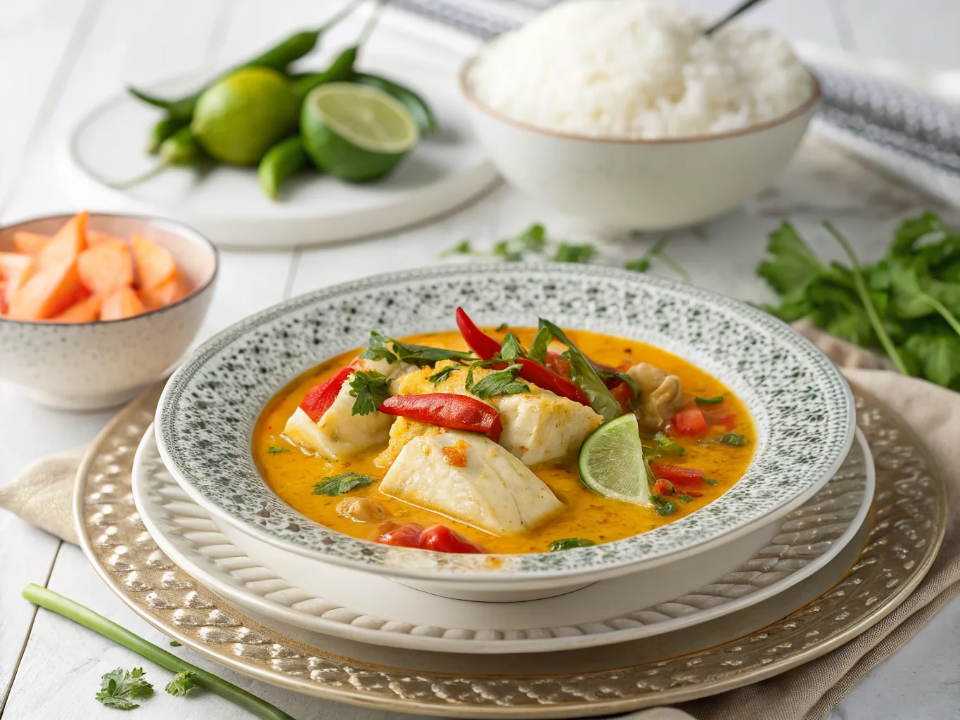 Thai Coconut Fish Curry Easy Recipe