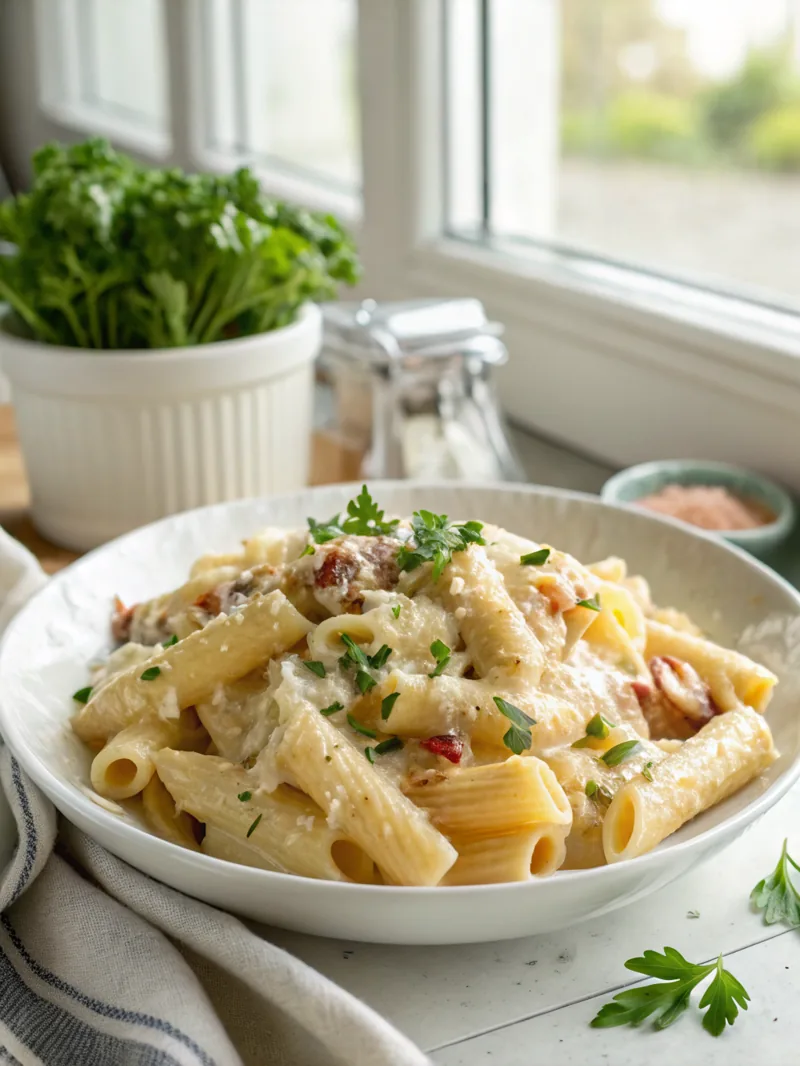 The Laziest Creamy Pasta That Somehow Tastes Gourmet