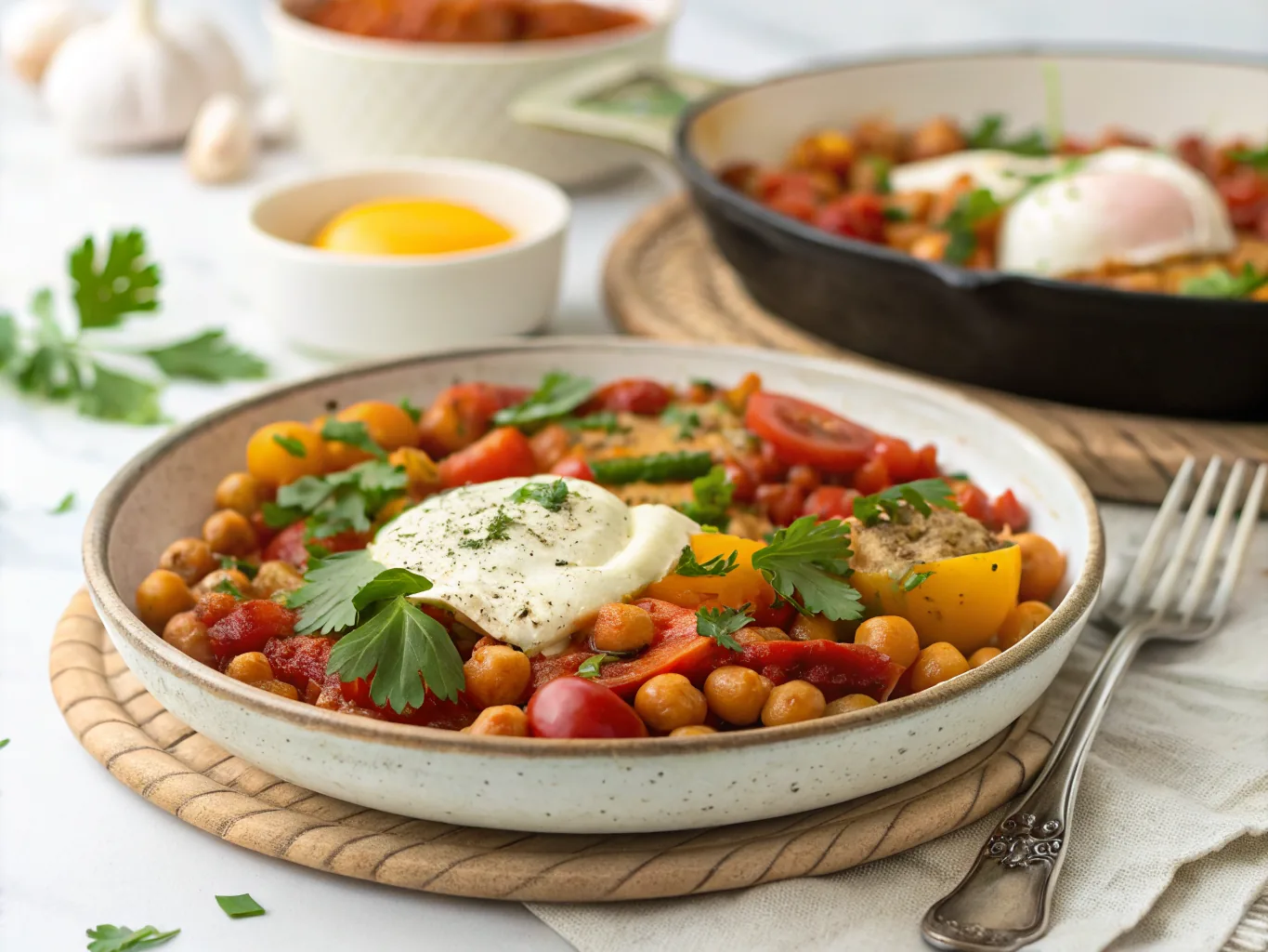 Vegan Shakshuka with Chickpeas