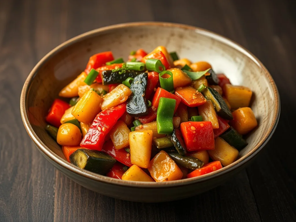 Zero Waste Chinese Vegetable Stir Fry