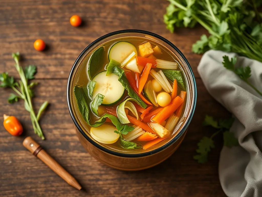 Zero Waste Vegetable Scrap Broth